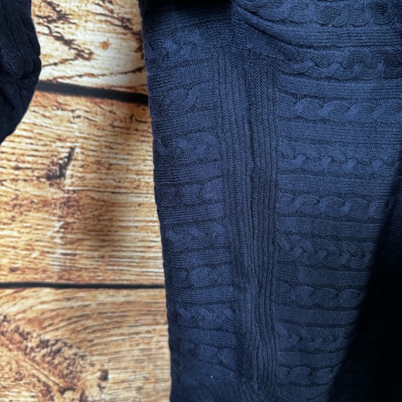 Market & Spruce Navy Crew Neck Sweater - Picture 6 of 10